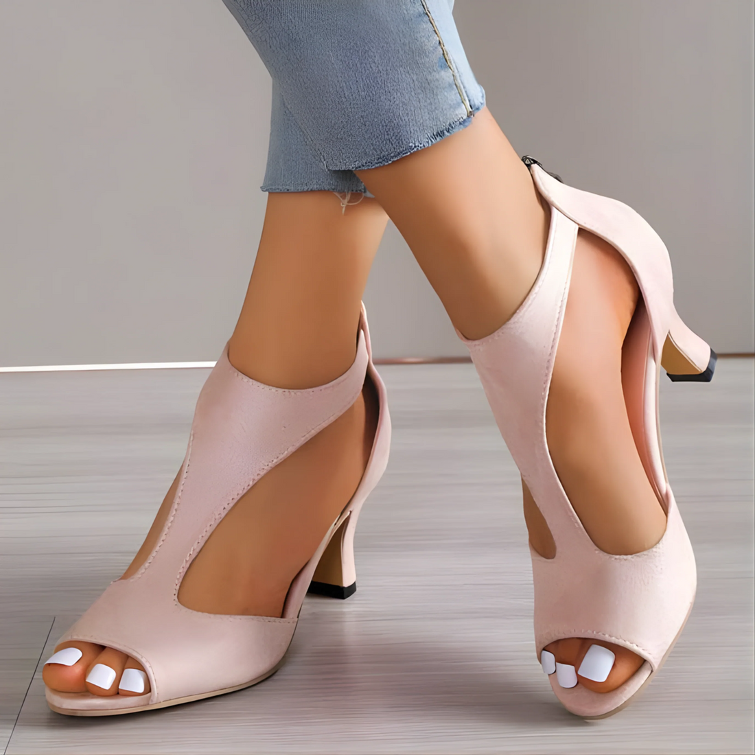Sandalias Optopedicas De Tacon Suave Vessa