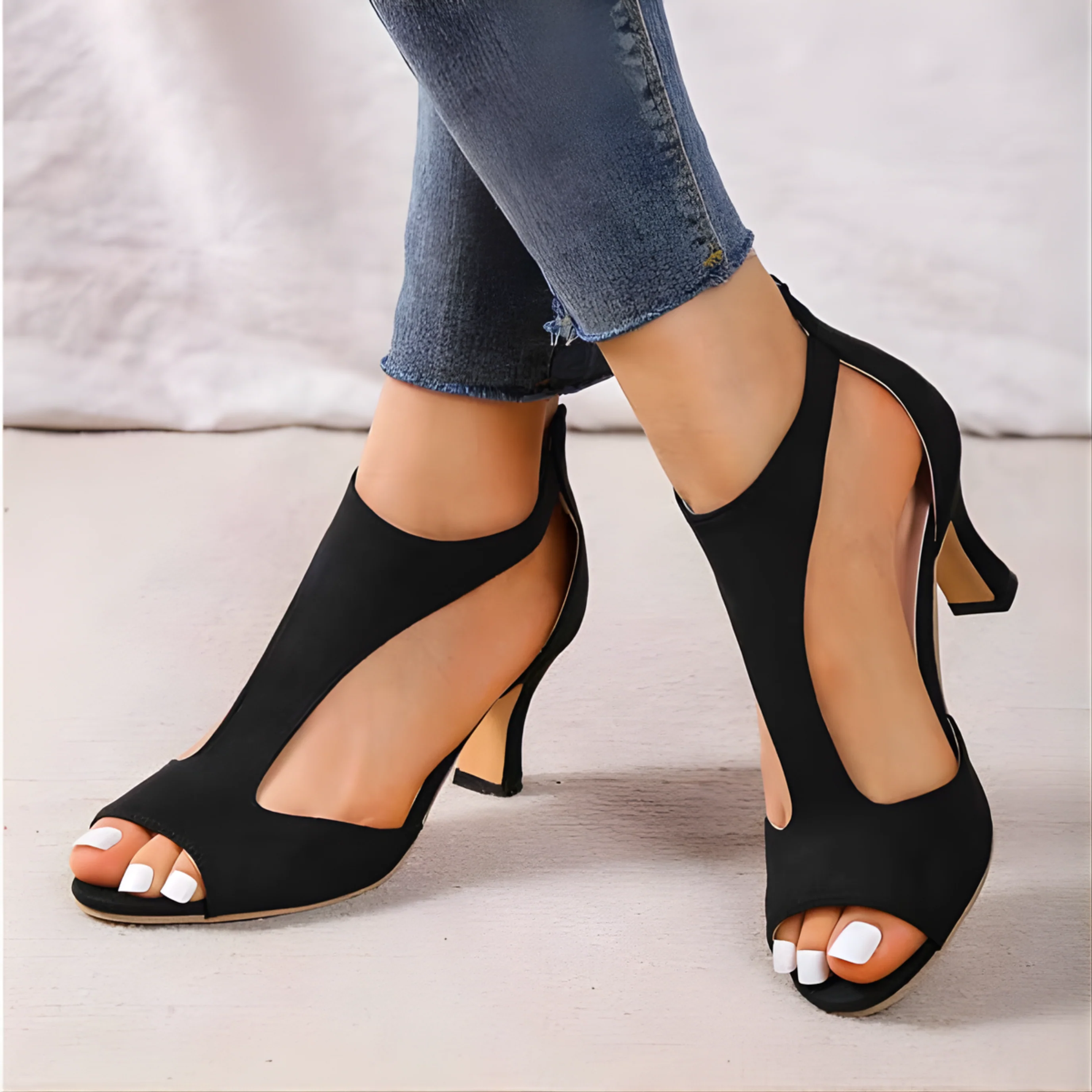 Sandalias Optopedicas De Tacon Suave Vessa