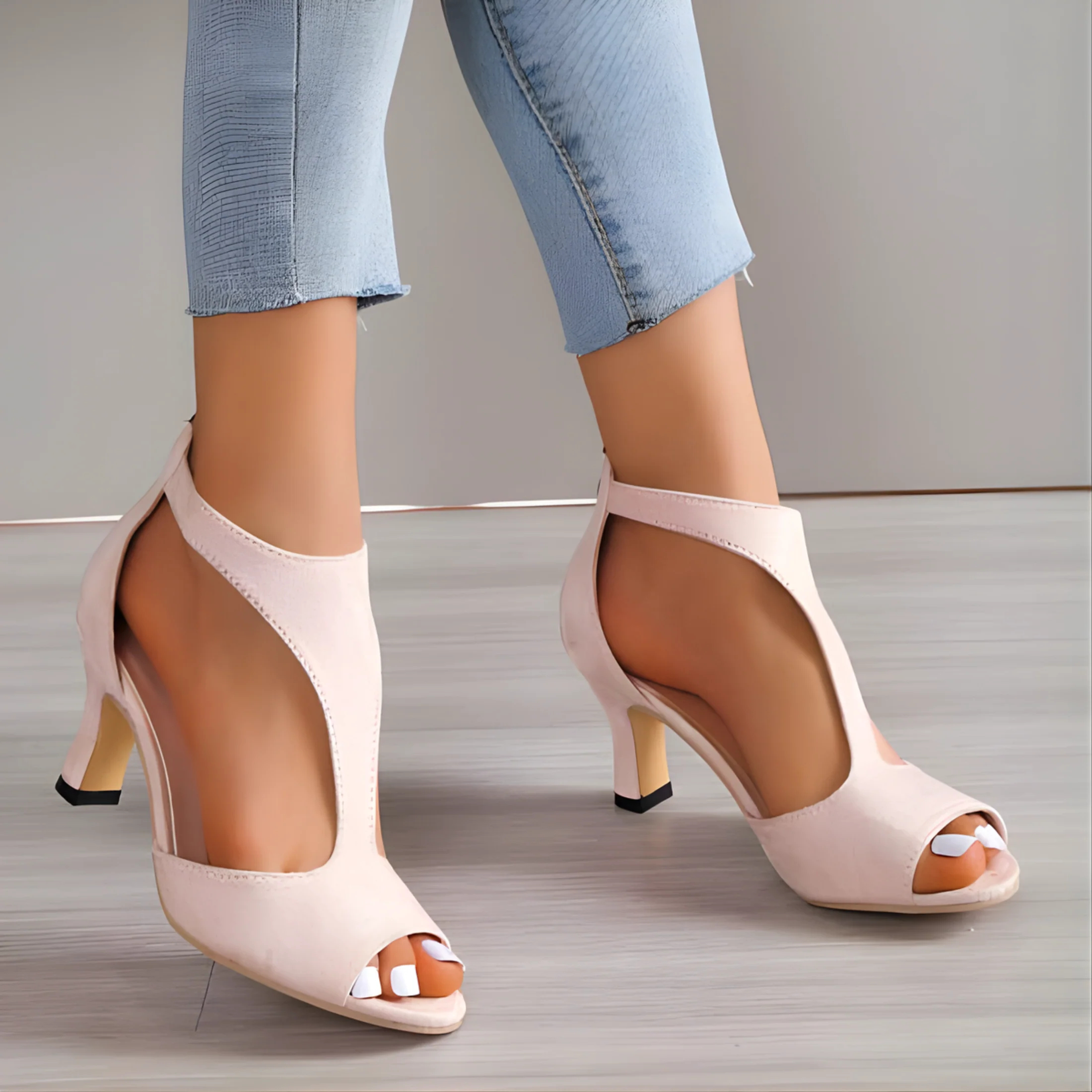 Sandalias Optopedicas De Tacon Suave Vessa